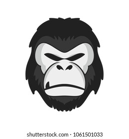 Gorilla vector logo. Eps 08.