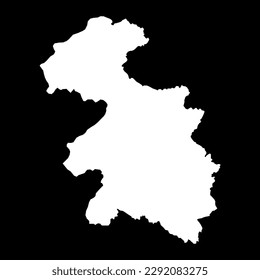 Gorizia map, region of Slovenia. Vector illustration.