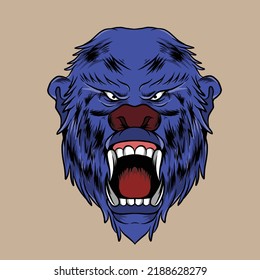 gorrilas vector illustration specially made for advertising branding needs and so on
