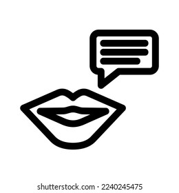 gossip icon or logo isolated sign symbol vector illustration - high quality black style vector icons
