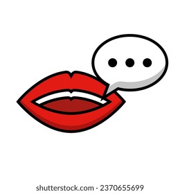 Gossip icon. Rumor icon. Vector.