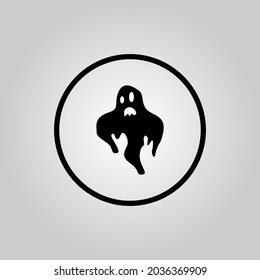 gost and spirit vector icon logo Halloween. Halloween icon set,symbol and vector,Can be used for web, print and mobile