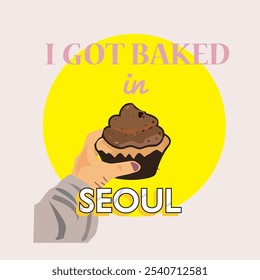 I GOT BAKED IN SEOUL ILLUSTRATION DESIGN