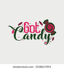 Got Candy Spooky Sweet Halloween Eps Vector, Halloween Cut File, Got Candy Character Illustration, Scary Vector Art, Spooky Vibes Only, Got Candy Halloween Vector Design, Ideal for DIY Projects