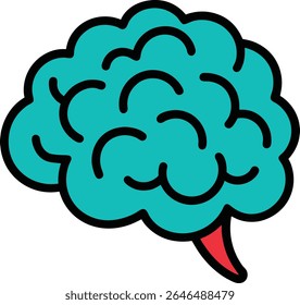 got a idea brain doodle style vector art 