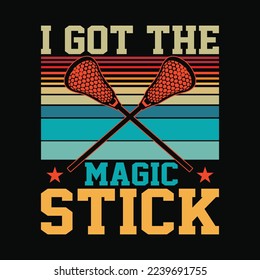 I Got The Magic Stick funny t-shirt design