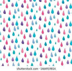 gotas de acuarela colores pasteles rosa celeste violeta