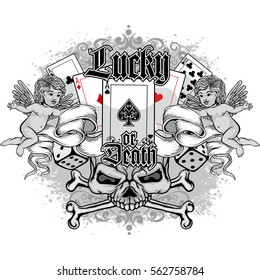 Set Skull Playing Cards Stock Vector (Royalty Free) 1027262011