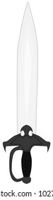 Gothic blade with metal handle