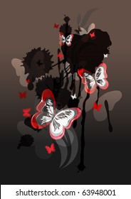 gothic butterflies