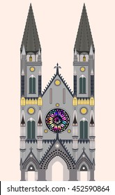 Gothic cathedral, Gothic church, Gothic temple 