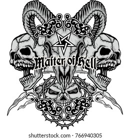 Vector Skull Artwork Stock Vector (Royalty Free) 136906109 | Shutterstock