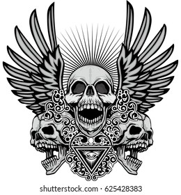 132,582 Skull tattoo designs Images, Stock Photos & Vectors | Shutterstock