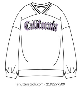 Gothic College Slogans For  Sweatshirt