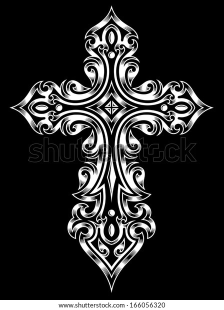 Gothic Cross Stock Vector Royalty Free