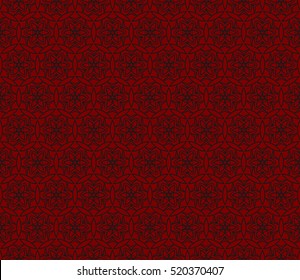 Gothic flower. Seamless pattern. Black and red color. For wallpaper, decoration, lingerie, Invitation card