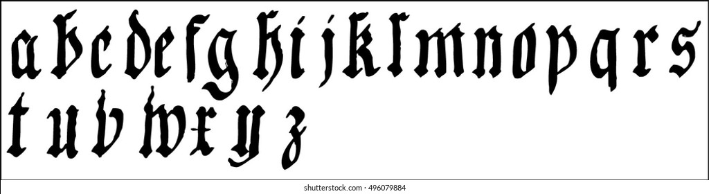 gothic font 7