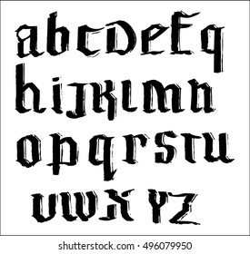 gothic font 8