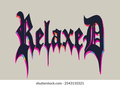 Gothic Font Typography Vector Design and Graphics For Tshirt print, posters, streetwear, hoodies, and, other creative use