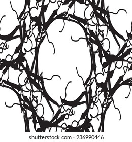 Gothic frame seamless texture. Use to create backgrounds and fills to add dimensions to your artwork.