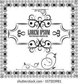 gothic illustration or ornaments