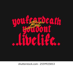 Gothic Metal Font Vector and Graphics Design For Tshirt, Streetwear, and Poster
