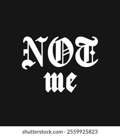 Gothic Metal Font Vector and Graphics Design For Tshirt, Streetwear, and Poster