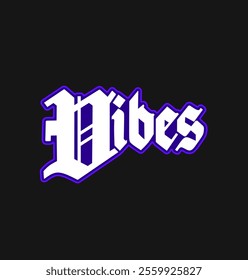 Gothic Metal Font Vector and Graphics Design For Tshirt, Streetwear, and Poster