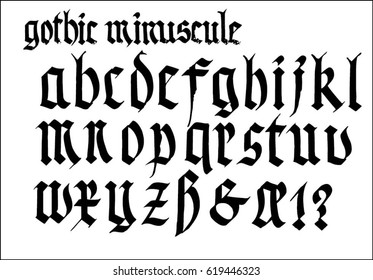 gothic minuscule