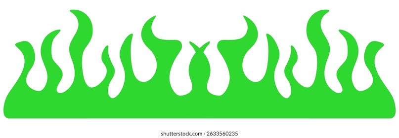 Gothic neon flames background. y2k elements and abstract wallpaper. Acid neo tribal fire vector