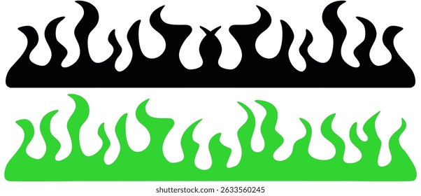 Gothic neon flames background. y2k elements and abstract wallpaper. Acid neo tribal fire