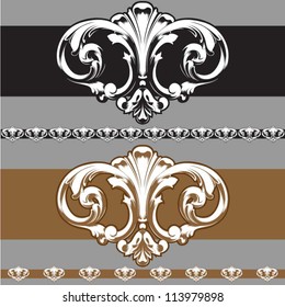 Gothic ornament for pattern brush.