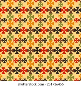 Gothic seamless pattern with cross. Repeating background texture 