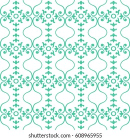 Patrón gótico sin fisuras. Elementos geométricos reales de estilo medieval. La decoración es de azulejos y mosaicos. Ilustración del vector