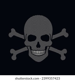 gothic sign with skull, grunge vintage design t shirts
