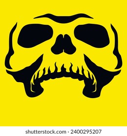 Gothic sign with skull, grunge vintage design t shirts