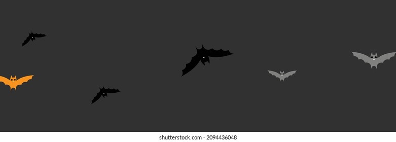 El Espíritu Del Cielo Gótico Scary Se Enfrenta A La Foto De Diseño De Los Murciélagos. Dracula Misterioso Grises Grises Grises. El caos teme el divertidísimo diseño moderno de Halloween naranja blanco. Espeluznante Monstruo Negro de fondo de la caricatura de vampiros.