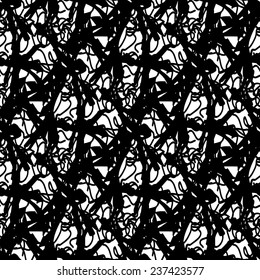 Gothic style black lace seamless pattern. Use to create backgrounds and fills to add dimensions to your artwork.