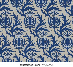 Gothic style floral background