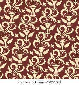 Gothic style floral background