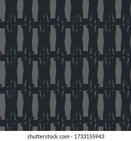 Gothic vector seamless pattern background. Beautiful continuous illustration, ornament. Hand drawn art modern