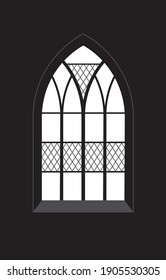 Gothic window - vector graphic