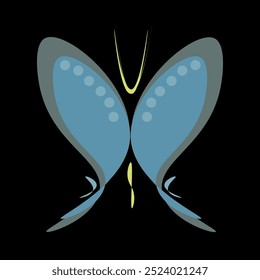  Gouache technique. Multi-colored butterflies. Educational games for children.
