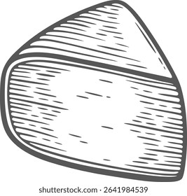 Gouda cheese cut hard block organic milk butter fresh food engraving