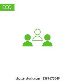 Goup people icon. Vector web design