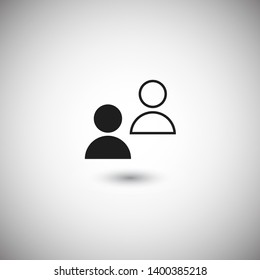 Goup people icon. Vector web design