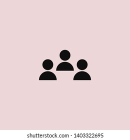 Goup people icon. Vector web design
