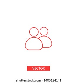 Goup people icon. Vector web design