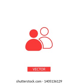 Goup people icon. Vector web design