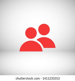 Goup people icon. Vector web design